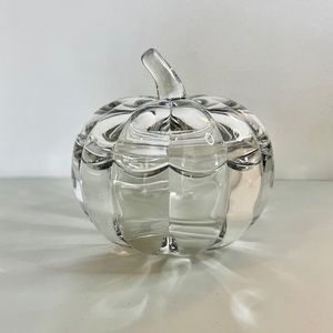 Shannon Crystal Pumpkin Candy Dish